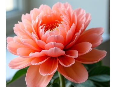Éclatante pivoine Coral Charm en pleine floraison